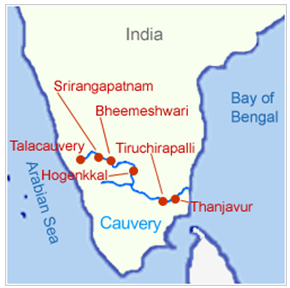 Cauvery-River-Course